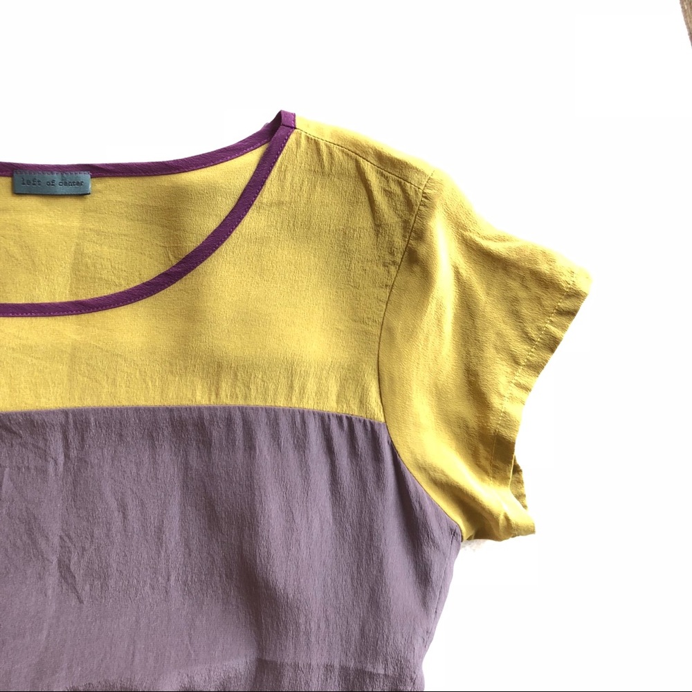 Anthropologie Left of Center Color-block Tee
